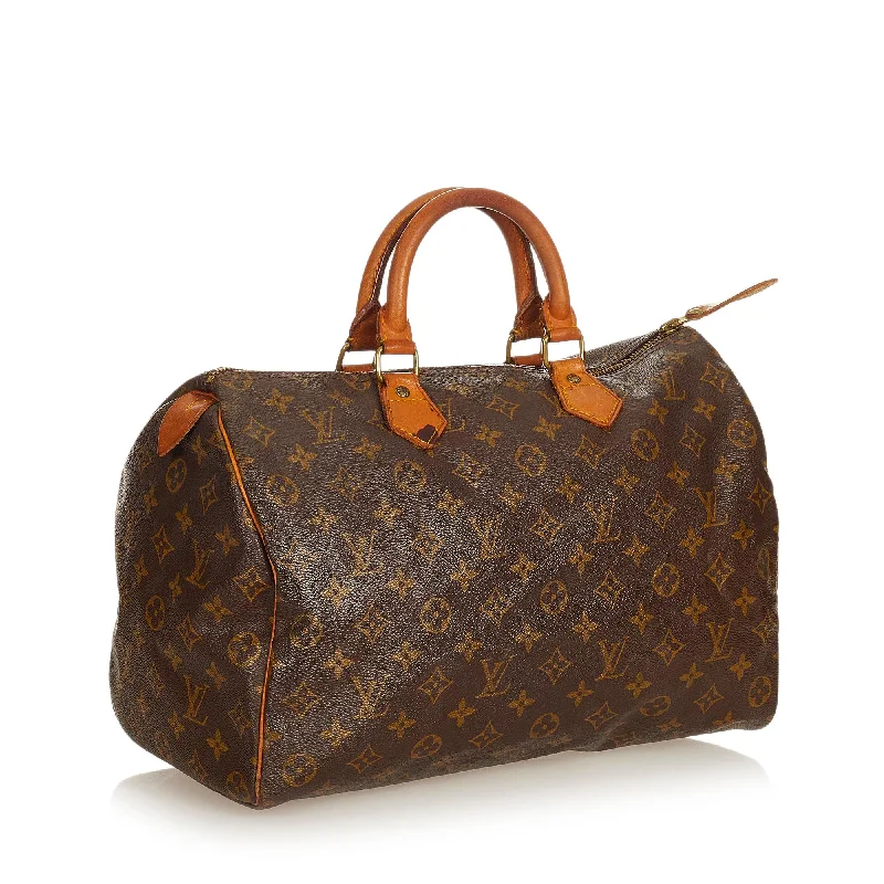 Louis Vuitton Monogram Speedy 35 (SHG-34053)