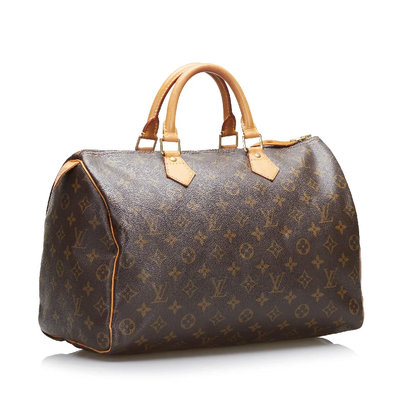 Louis Vuitton Monogram Speedy 35 (SHG-35293)