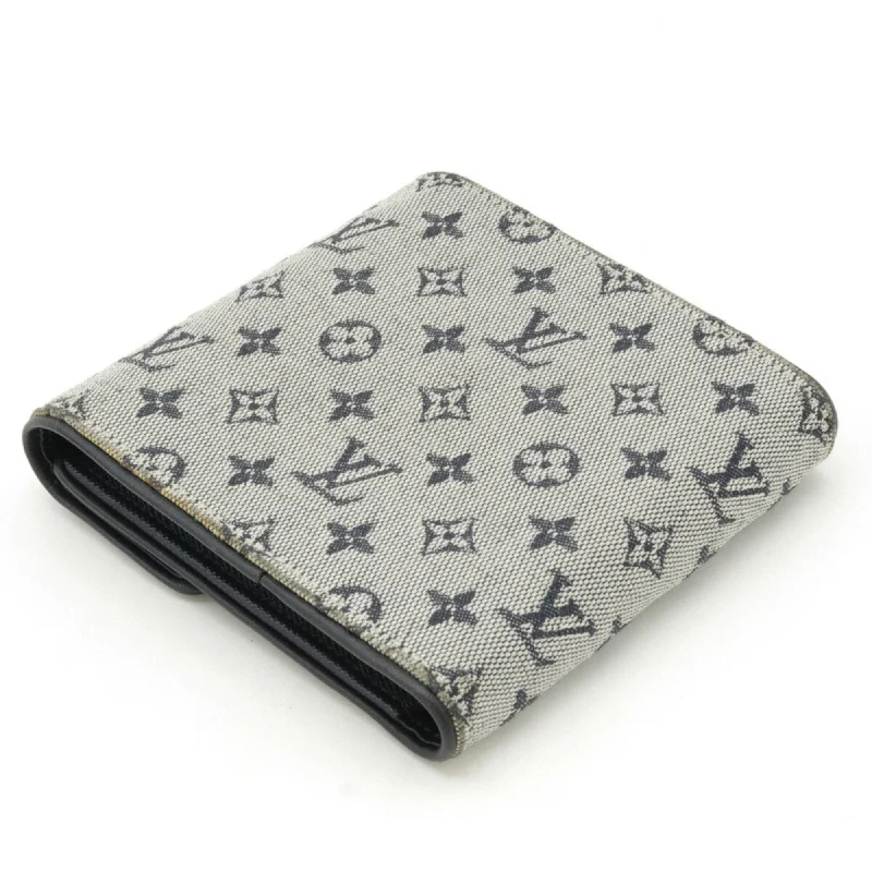 Louis Vuitton Navy Canvas Portefeuille wallet accessories